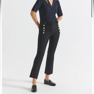 Derek Lam 10 Crosby Robertson Crop Flare Pant